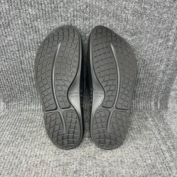 OOFOS Black Men's Sandals - Picture 5 of 6